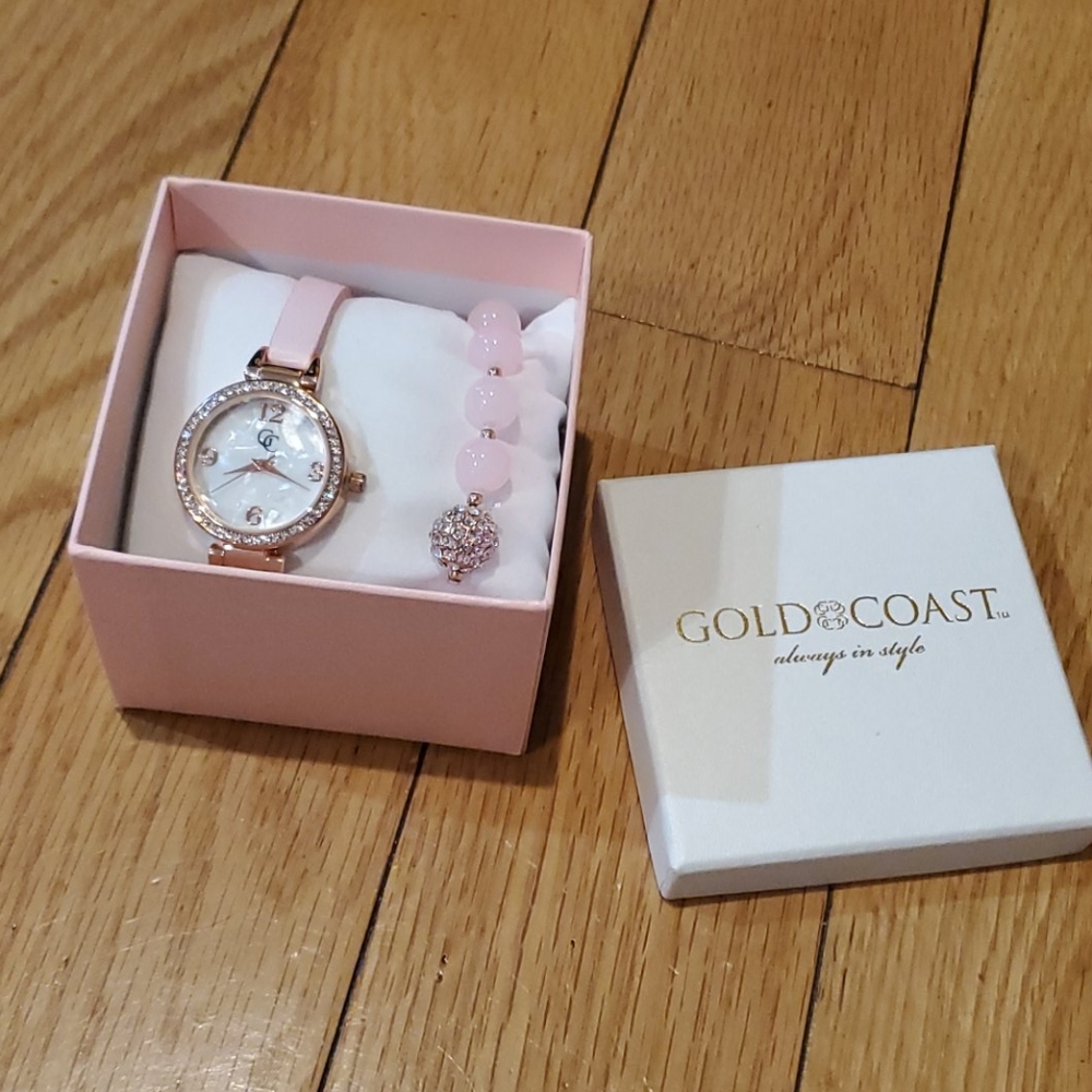 Gold Coast watch and Bracelet NIB